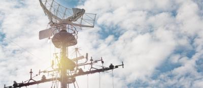 Image of radar mast